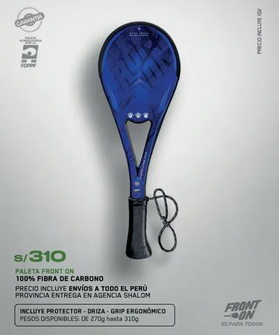 Paleta Front On - Azul