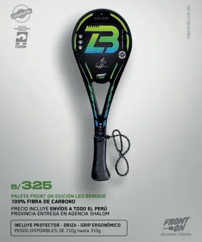 Paleta Leo Benique - Azul