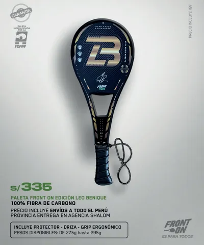 Paleta Leo Benique - Dorada